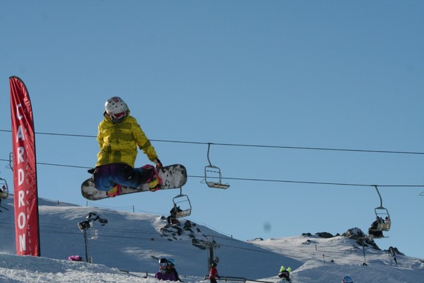 Second place Shredder, Duncan Campbell (age 12) from Arrowtown